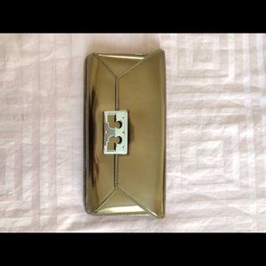 Tory Burch clutch gold/bronze